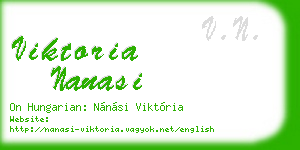 viktoria nanasi business card